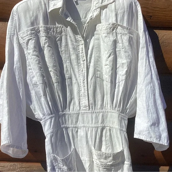 Miss Ashlee DRESS Legendary 80’s Button Back COTTON SLIM MIDI Sz 8 - Picture 5 of 16